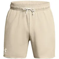 Under Armour Herren Short UA Rival Terry 6IN, KHAKI