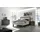 Hasena Boxspringbett Memphis, im Vintagelook, Massivholz-Umrandung, Tonnentaschen-Federkernmatratze grau