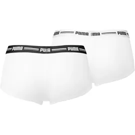 Puma Panty mit Stretch-Anteil im 2er-Pack Logo-Bund, für Damen
