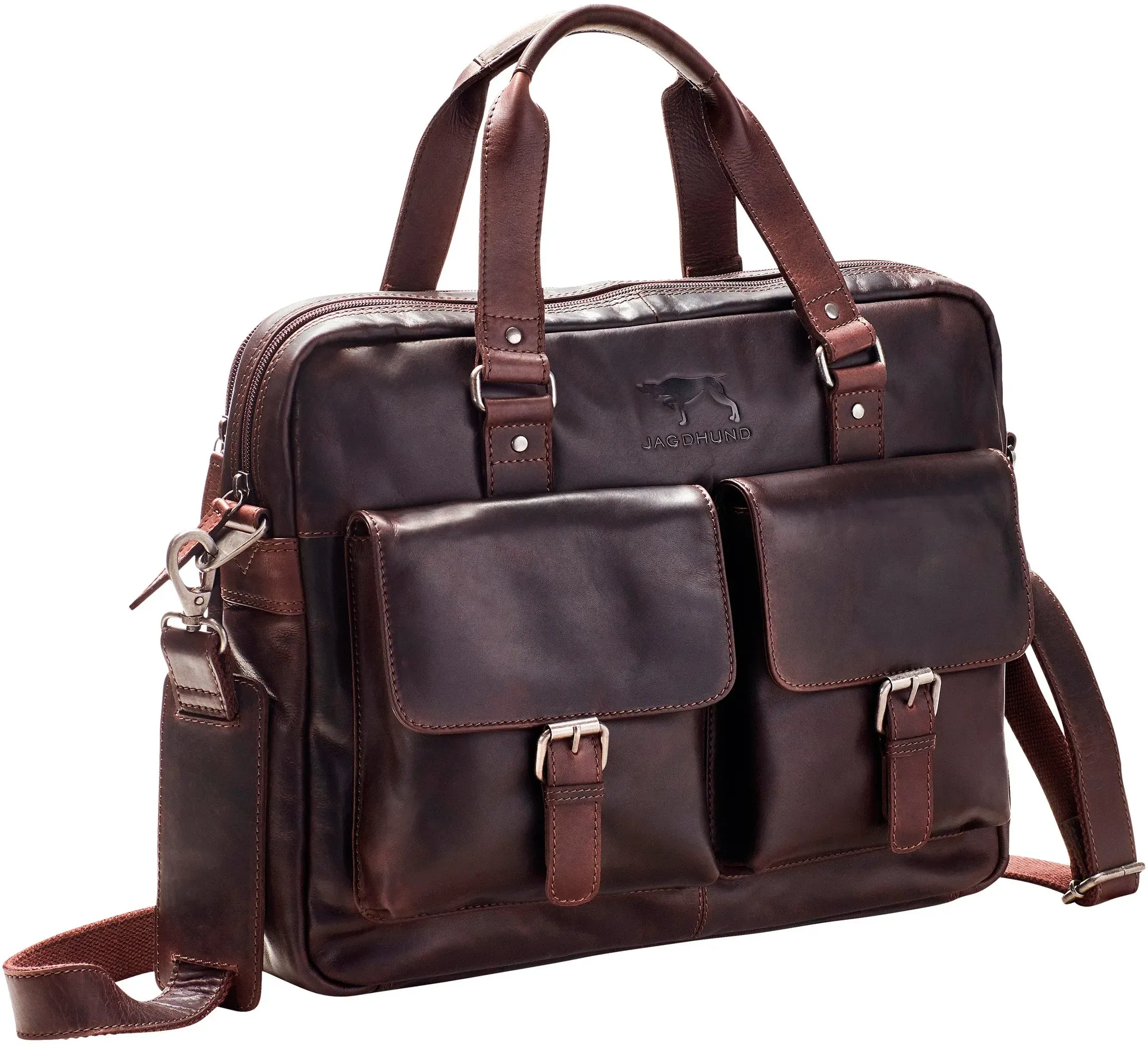 Jagdhund Laptoptasche Jakob, braun