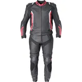 Gms GMS, GR-1 Lederkombi, 2tlg. - Schwarz/Rot/Weiß - 48