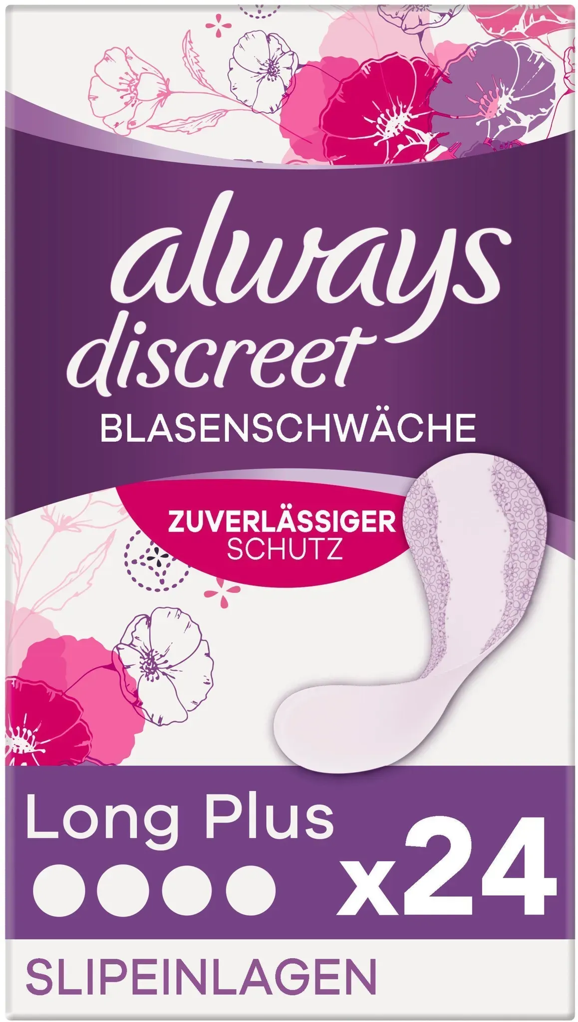 always discreet Inkontinenz Slipeinlagen Plus