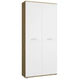 Bega Consult LEON Garderobenschrank 90 x 35 x 195 cm Weiß