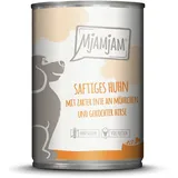 MjAMjAM - BIO für Hund 200g MjAMjAM Hund Sparpaket 12x200g BIO Huhn mit zarter Ente an Möhrchen