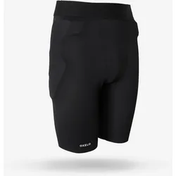 Protektoren-Shorts Steissbein-Schutz Damen/Herren Inliner Quad Scooter, schwarz|weiß, XL