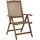 Beliani Amantea Gartenstuhl 54 x 0 x 105 cm dunkelbraun 1 St.