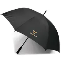 Seat 6H1087600MAA Regenschirm Stockschirm Automatik Schirm, mit Cupra Logo, schwarz/Kupfer, Mittel