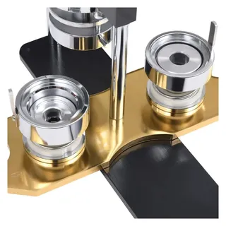 vidaXL Buttonmaschine mit 500 Button-Teilen 58 mm Drehstanze
