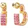 Swarovski Creolen Matrix rosa 5706340
