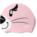 Speedo Unisex Kinder Printed Character Cap Schwimmkappe, Rosa/Schwarz, Einheitsgröße