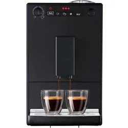 Melitta® Solo E 950-203 Kaffeemaschine Solo, Vollautomat, Kompakte Ein-Kammer-Kaffeemaschine für Einfachheit und Schnelligkeit, Farbe: Schwarz
