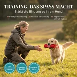 HUND IST KÖNIG Futterdummy rot