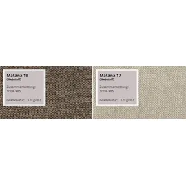 Mirjan24 Ecksofa Cotere, L-Form Eckcouch mit Schlaffunktion und Bettkasten (Matana 19 + Matana 17, Seite: Rechts) - Braun/Beige