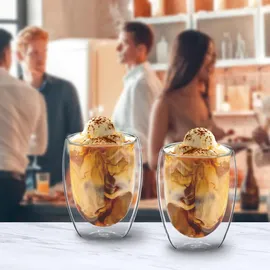Relaxdays Latte Macchiato Glas 0,35 l 2 St.