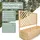 holz4home Pflanzkasten mit Rankgitter XL 128 x 104 x 44 cm Braun
