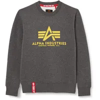 Alpha Industries Basic Sweatshirt Charcoal Heather S