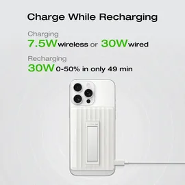 EcoFlow RAPID Mag 10K - Powerbank - Weiß