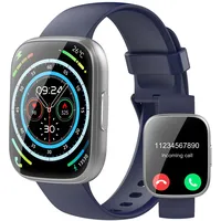 Smartwatch Herren Damen, 1,95" HD Fitnessuhr Damen mit Telefonfunktion, Smart Watch 112+ Sportmodi Fitnessuhr mit Herzfrequenz schrittzähler Schlafmonitor, IP68 Wasserdicht Sportuhr für Android iOS