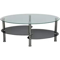 vidaXL Couchtisch im exklusivem Design Schwarz