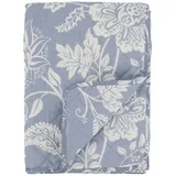 Chic Antique Aix Quilt mit Blumenmuster sky blue, 180 x 130 cm, sky blue