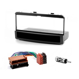 CARAV 11-048-9-6 Radioblende Car 1-DIN in Dash Installation kit Set for Fiesta; Focus; Galaxy; Mondeo; Transit/S-Type with Pocket + ISO and Antenna Adapter Cable