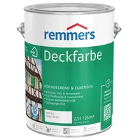 Remmers Deckfarbe 5 l weiß seidenmatt