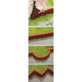 Prosperplast Palisade Beetumrandung 2,7 m braun