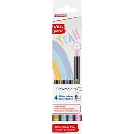 edding 1200 Fasermaler pastell 4 St.