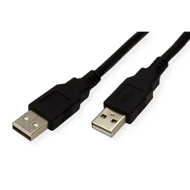 Roline USB 2.0 Kabel, Typ A-A, Typ A-A, schwarz, 3 m
