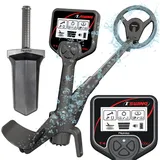 nokta detection technologies Metal Detector for Adults Professional, NOKTA 1st Swing Waterproof Metal Detector, 7 Inch (18cm) Search Coil, LCD Display, Pinpoint Button, Lightweight and Easy to Use, Free Digger