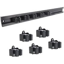 Wagner Gerätehalter 5-teilig Clips & Schiene Ausziehbar 60-110 mm x 55 cm