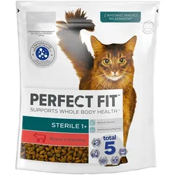 PERFECT FIT (Sterile 1+) 750g Reich an Rindfleisch – Trockenfutter für Katzen nach der Sterilisation