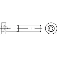 Industrial Quality Supplies DIN 6912 Zylinderkopf-Schaftschraube niedrige Form M24x110