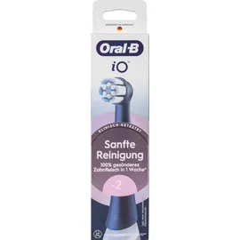 Oral-B iO Sanfte Reinigung Aufsteckbürste schwarz 2 St.