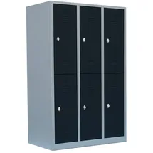 Lüllmann Spind 118,5 x 50 x 180 grau