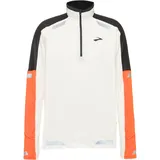 Brooks Herren Run Visible 1/2 Zip 2.0 weiß