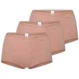 SLOGGI Pants mit Label-Print im 3er-Pack Modell GO Crush Beige, S