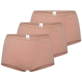 SLOGGI Pants mit Label-Print im 3er-Pack Modell GO Crush Beige, S