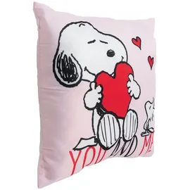 UNITED LABELS Peanuts Snoopy Kissen 40 x 40 cm Rosa