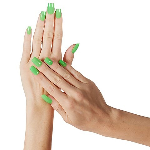 Fingernägel "Neon", grün
