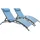 Happy Garden Liegen Galapagos 178 x 64 x 87 cm Blau