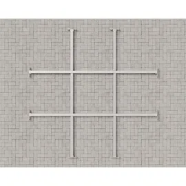 Hörmann Unterkonstruktion 214 x 310 x 4 cm Silber