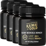 Kaimai Gold MGO 1000+ / UMF 22+ Manuka Honig * 4x 250g Premium Monofloral UMF® Certified Neuseeland ManukaHonig * 800 820 829 830 850 1046 1122 1200