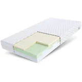 Fdm Matratze 120x200 cm BITONTO 7 Zonen Höhe ca. 15 cm mit waschbarem Bezug