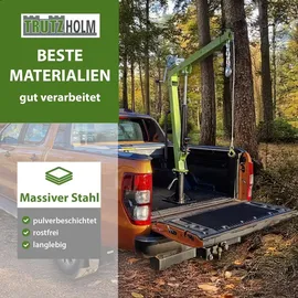 Trutzholm Pickup Kran Stahl 900 kg grün/schwarz