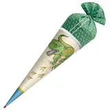 ROTH Schultüte Lieblingsstück Reißzahn 70 cm Stoffverschluss in Grün | Gr.: onesize