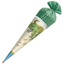 ROTH Schultüte Lieblingsstück Reißzahn 70 cm Stoffverschluss in Grün | Gr.: onesize