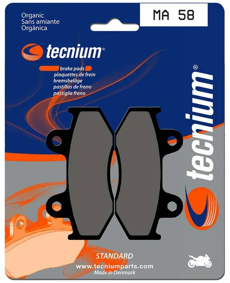 Tecnium Ma58 Organische Bremsbeläge - Black - One Size