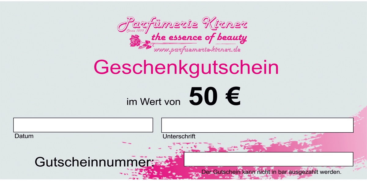 Geschenkgutscheine Geschenkgutschein 50€