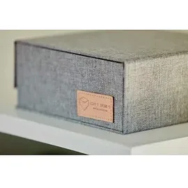 LOVE !T STORE !T Uhrenbox 16,5 x 16,5 x 7 cm 6-tlg. grau